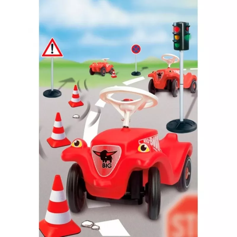 Cones BIG da fábrica de brinquedos BIG (conjunto de 4) - 1 ano - plástico - vermelho - branco
