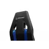 Cabine de simulador de voo Next Level Racing Boeing Commercial Edition, detalhes azuis