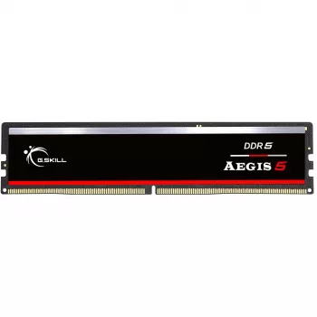 DIMM 16 GB DDR5-5200, memória RAM preta, F5-5200J4040A16GX1-IS, Aegis 5, INTEL XMP, AMD EXPO