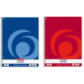 Caderno Herlitz 10834125 A4 80 folhas azul