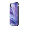 Capa para telemóvel Tellur Cover Glass Print para iPhone XS Max — capa protetora com parte traseira em vidro impresso