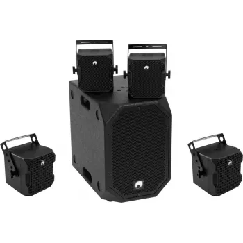 Conjunto de altifalantes ativos Omnitronic BOB-10A com 4x BOB-4 (modelo 20000533)