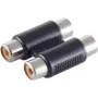 Adaptador ShiverPeaks 57041 — 2 conetores fêmea RCA para ligações de áudio