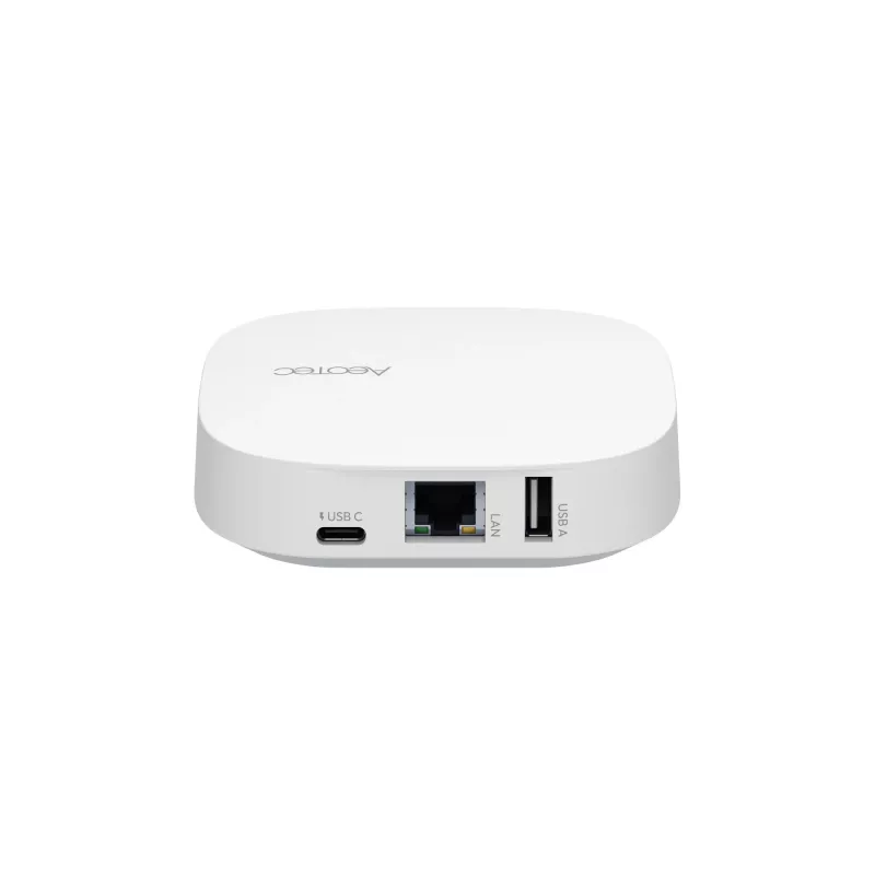 AEOTEC Smart Home Hub 2 – Funciona como SmartThings Hub, EU, Z-Wave, Zigbee 3.0, WiFi | GP-AEOHUBV4EU | Branco