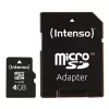 MEMORY MICRO SDHC 4GB C10/W/ADAPTER 3413450 INTENSO