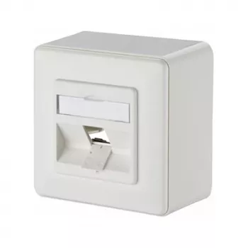 METZ CONNECT 130B20D10002KE - 1 módulo - branco - 85 mm - 85 mm - 35 mm