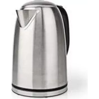 Nedis KAWK350EAL - 1,7 l - 2200 W - preto - prateado - aço inoxidável - indicador de nível de água - filtragem (KAWK350EAL)