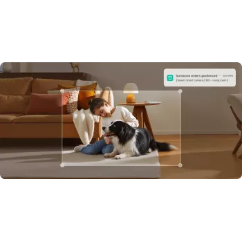 Câmara inteligente Dome Xiaomi C302 — 3 MP, H.265, suporte microSD (8–256 GB)
