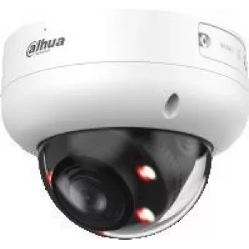 Câmara de vigilância IP dome Dahua WizSense DH-IPC-HDBW3849R-ZAS-IL-27135 — 3840×2160, 30 fps, teto, com fios, branco
