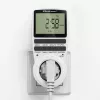 Temporizador eletrónico QOLTEC PC0628 com visor LCD, contagem decrescente de 24 horas