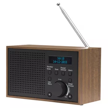 Rádio Denver DAB-46DARK cinzento