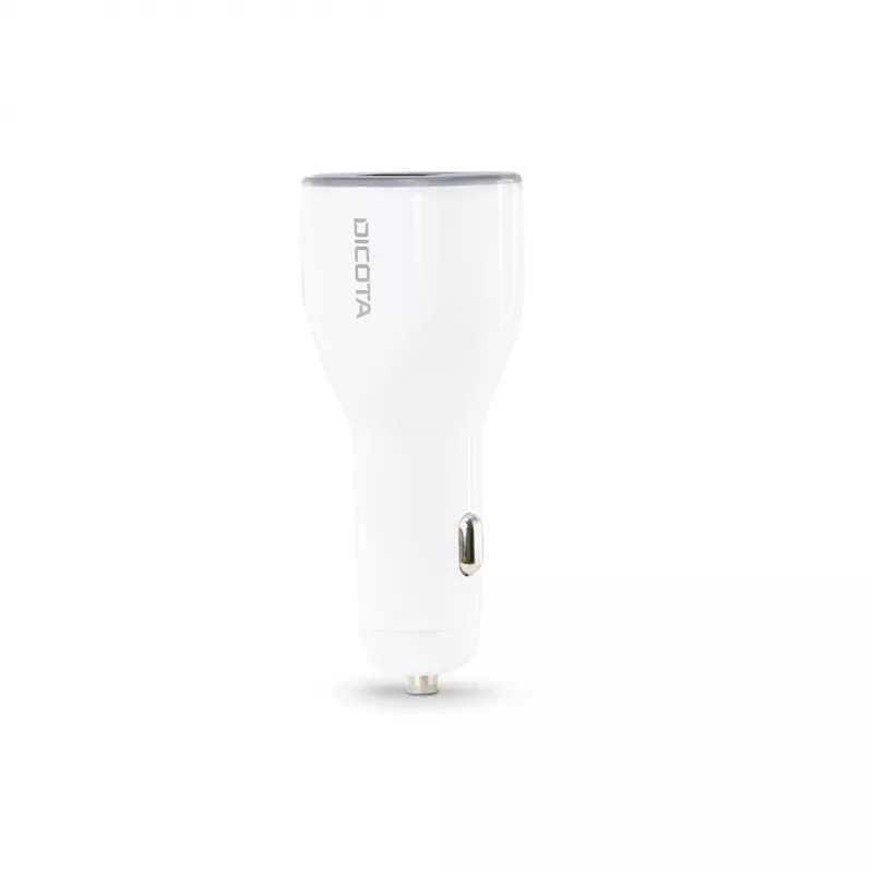 Carregador móvel DICOTA D31932 para portátil, smartphone, tablet branco isqueiro de automóvel