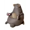 Pufe saco Sako Kitten castanho XL 130 x 90 cm