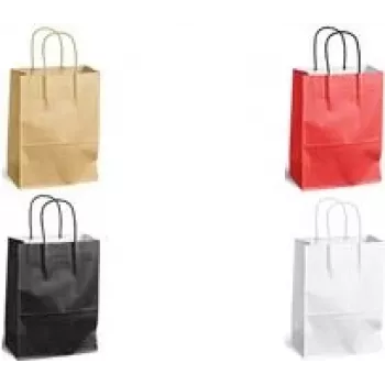 Saco de papel MAILmedia 30108514 — 8,7 L, preto, 240×110×330 mm