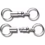 Porta-chaves WEDO 262 51526 – anéis de chaves em metal, prateado niquelado