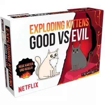 Exploding Kittens - Bem contra o Mal, jogo de cartas