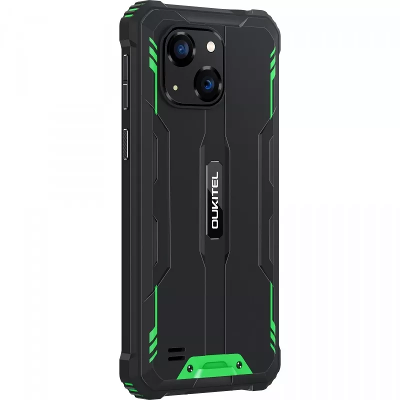 Oukitel G2 smartphone 4G, 6 polegadas, 4/64 GB, 6300 mAh, IP69K, Dual SIM, Android 14, verde (sem carregador)