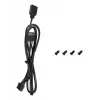 DeepCool FL12 ventoinha de caixa, 120 mm, 500–2150 rpm, 32 dB, FDB, 12 V, preto