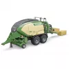 Bruder 02033 Krone Big Pack 1290HDP VC veículo em miniatura, 1:16, com 2 fardos quadrados, verde