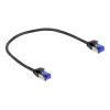 Cabo de rede DeLOCK RJ45 Cat.6A S/FTP fino 0.25m preto