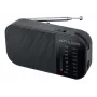 Rádio portátil Muse M-025 R — MW/FM, preto, a pilhas, compacto (32×130×70 mm)