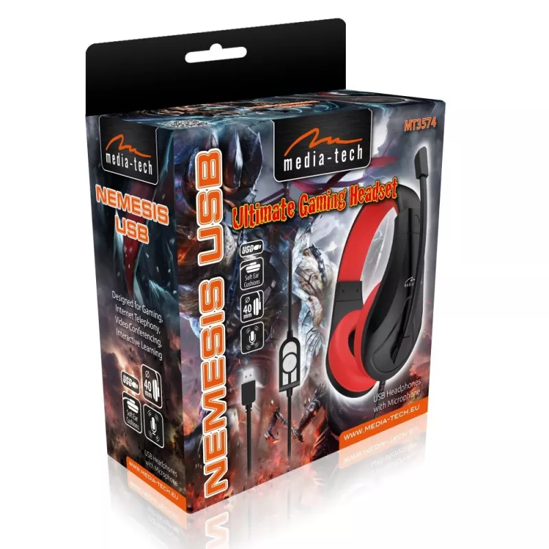 Auscultadores Media‑Tech NEMESIS MT3574