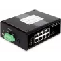 Comutador de rede Digitus 7 portas Gigabit Ethernet PoE, industrial, não gerido, 1 porta PD