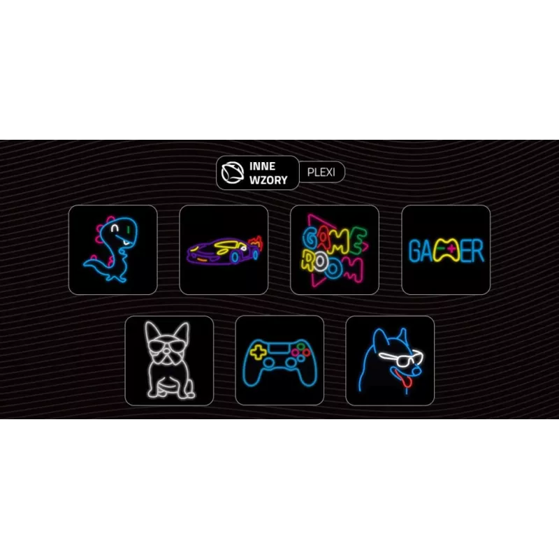 Neon Lights Dog MANTA SNL68MT placa de néon decorativa buldogue francês