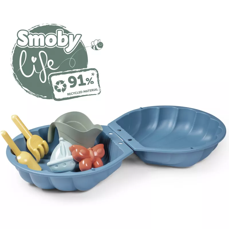 Life Double Sandpit Shell, equipamento de brincar de jardim
