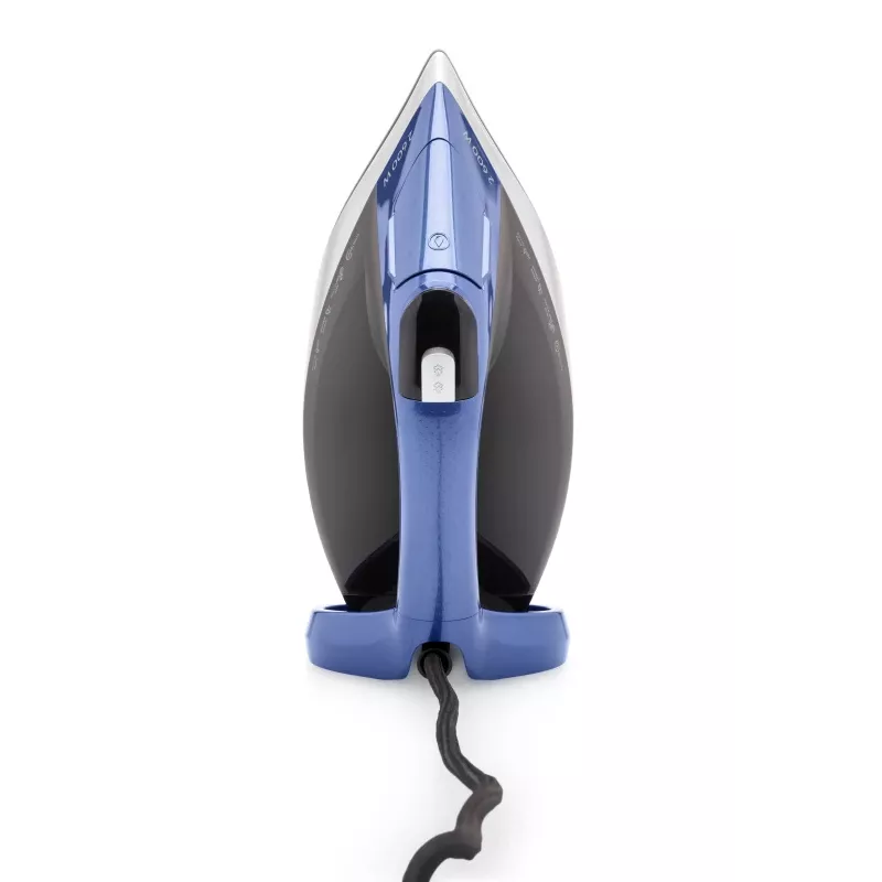 Ferro de engomar a vapor ETA | ETA227690000 Chloe | Ferro de engomar a vapor | 2600 W | capacidade do depósito de água 350 ml | vapor contínuo 40 g/min | prateado/azul