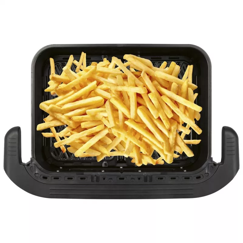 ProfiCook PC-FR 1313 H fritadeira de ar quente dupla, 10 L, 2400 W, preto/aço inoxidável