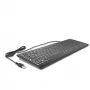 DeLOCK 12170 teclado USB com letras XXL e iluminação, 1,5 m, preto