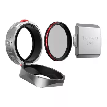 Para-sol Freewell Sunshield FW-FU-XSR para série Fuji X100, prateado, para-sol/acessório de visor