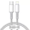 Cabo Lightning Baseus CATLGD-02 1 m branco