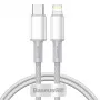 Cabo Lightning Baseus CATLGD-02 1 m branco