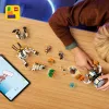 LEGO Set Horizon Adventures 77037 – Aloy e Varl vs. Shell-Walker e Sawtooth, 768 peças, 2 minifiguras