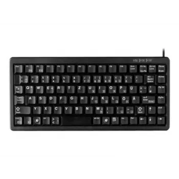 CHERRY Compact , Combo (USB + PS/2), DE Teclado Office USB + PS/2 QWERTY preto
