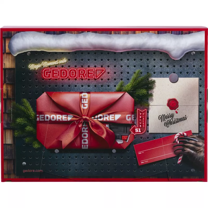 Calendário do Advento Gedore R33003151 2025 — calendário temático de ferramentas, conjunto limitado