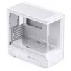 Caixa mid-tower mATX Jonsbo D200 branca com vidro temperado e mini ecrã de temperatura