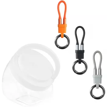 Conjunto de cabos para porta-chaves USB-C 4smarts 541385 — 7,5 cm, cores variadas, 30 unidades