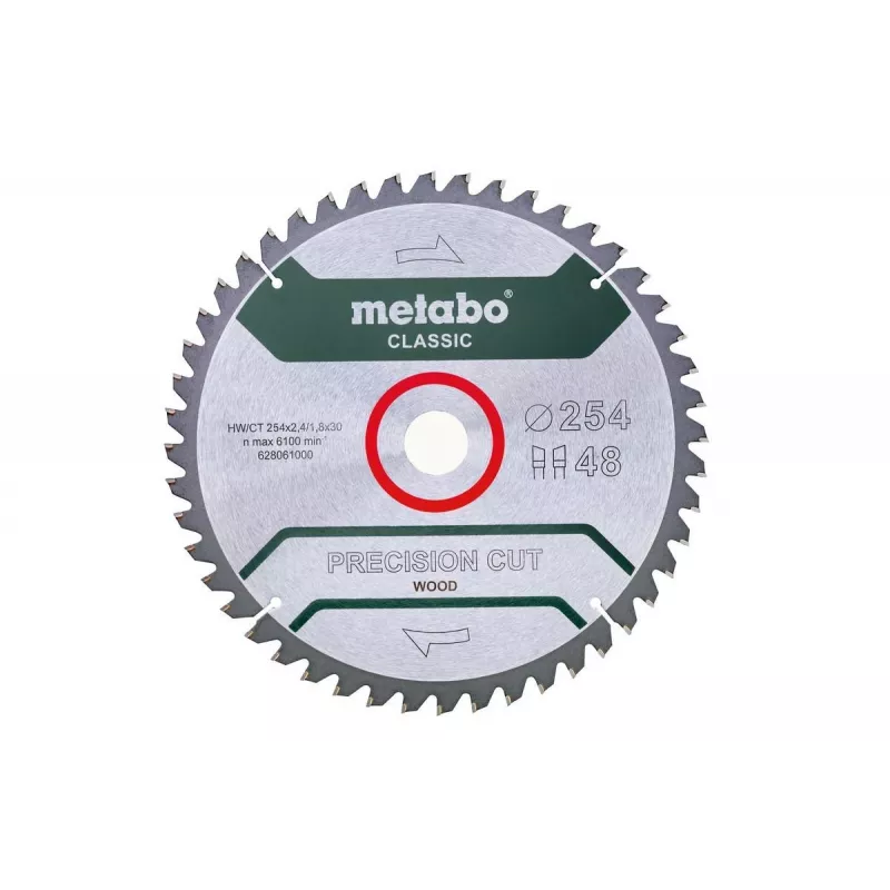 Disco de serra circular Metabo 628061000 25,4 cm