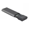 Caixa externa USB Type-C combo DeLOCK para SSD M.2 NVMe PCIe ou SATA - Caixa de armazenamento - M.2 - Cartão M.2 NVMe / SATA 10Gb/s - USB 3,2 (Gen 2) (4263