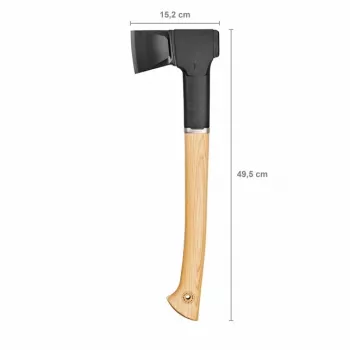 Machado rachador Fiskars Norden N12, cabo de nogueira-americana