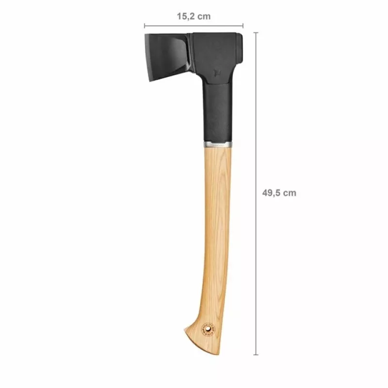 Fiskars Norden N12 machado de rachar, cabo de hickory