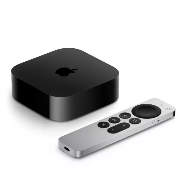 Apple TV 4K preto prateado 128 GB Wi-Fi Ethernet processador A15
