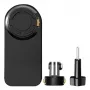 Suporte de mochila Puluz PU1055B para câmaras de ação — compatível com Osmo Action 5, Pro Insta360, Ace Pro 2 — preto