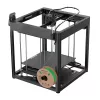 Creality Ender-5 Max impressora 3D CoreXY, até 700 mm/s, nivelamento automático de 36 pontos, Wi-Fi, preta