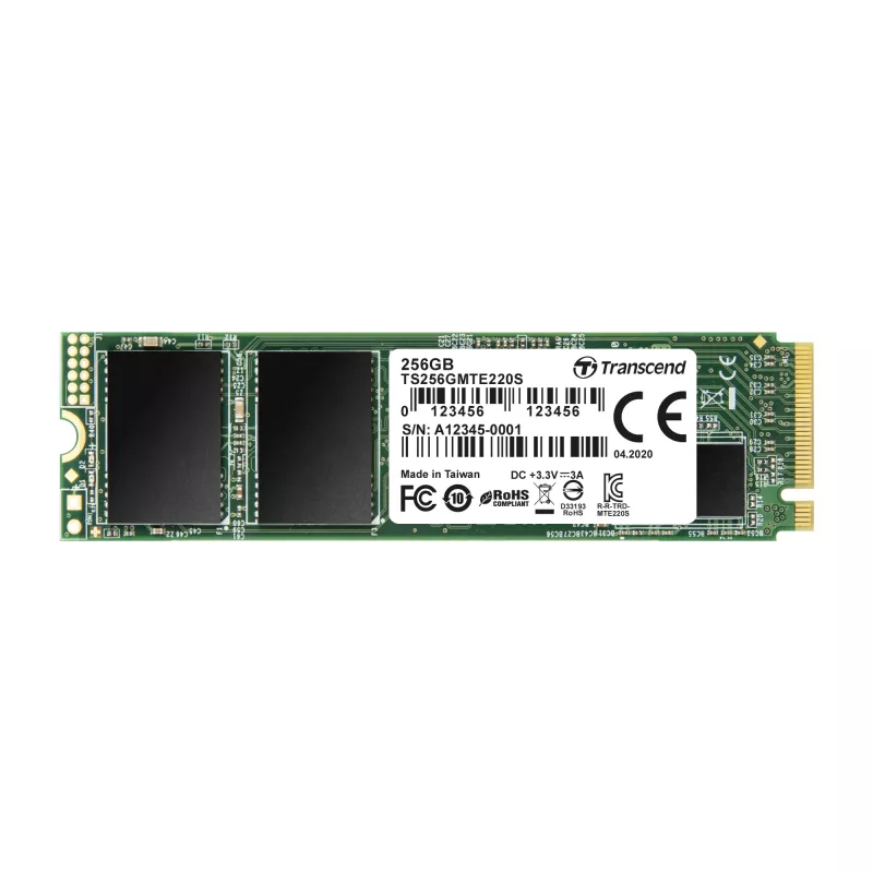 Unidade SSD Transcend 220S 256 GB M.2 PCIe