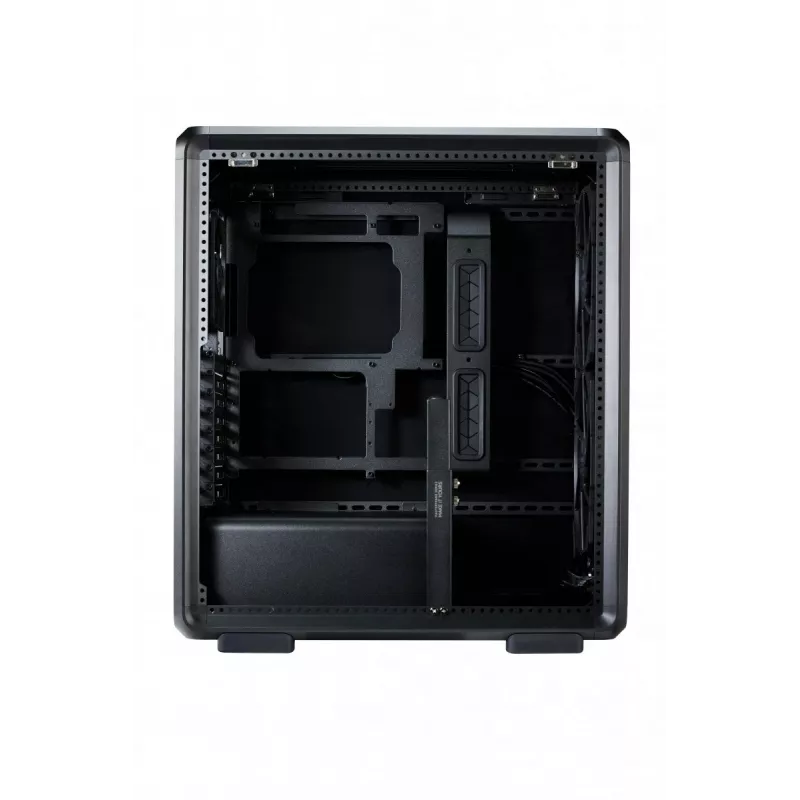 Torre Midi PC Cooler Master MasterFrame 500 Mesh — preta com lateral transparente, suporta ATX/EATX, 2x200 mm à frente, 1x120 mm atrás