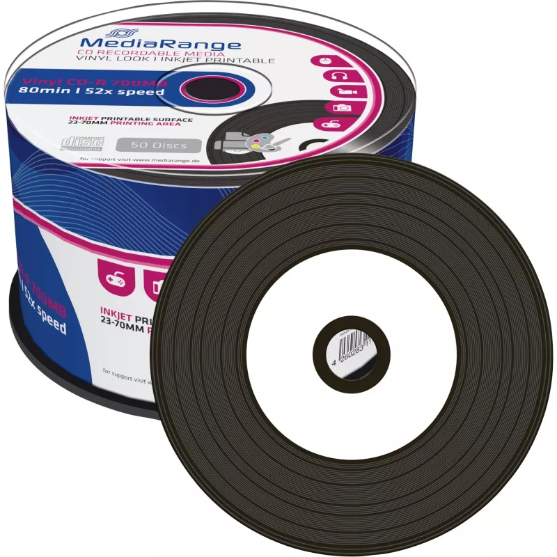 CD-R MediaRange MR226 700 MB 52x 50 unid.